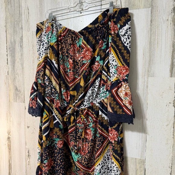 Speed Control Multicolor Patchwork Dress - Picture 6 of 10